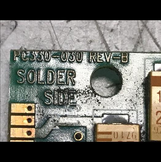 Used VAN DORN Operator Interface Board 330129 PC330-129 330-129 USED