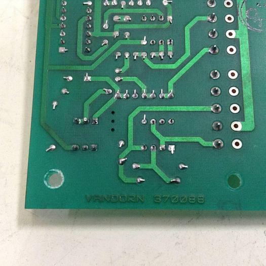 Used VAN DORN Instrumentation Board Circuit Board 370088 #100260