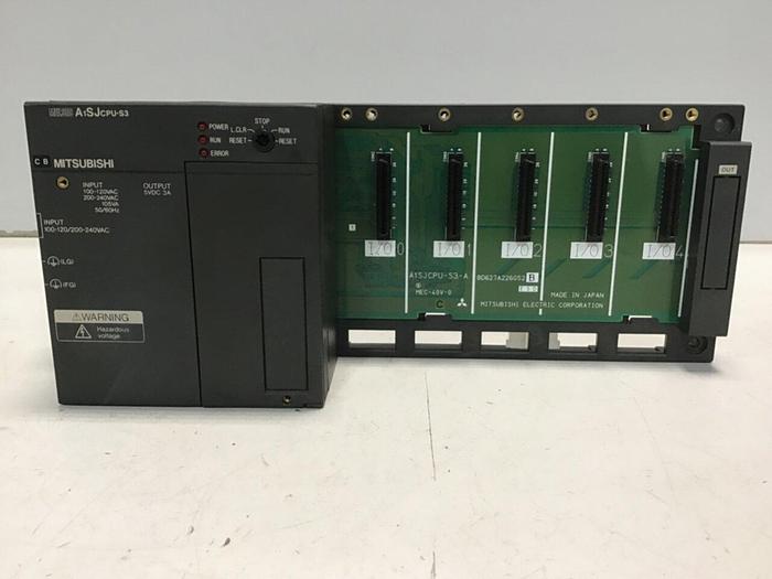 Used MITSUBISHI CPU Unit Slot Rack A1SJCPU-S3 #125181