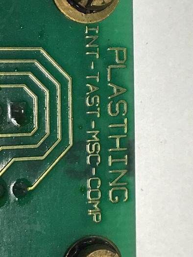 Used PLASTHING Hot Runner Control Panel INT-TAST-MSC-COMP #119208