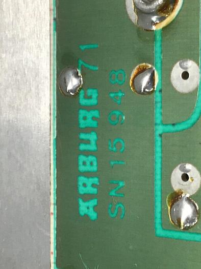 Used ARBURG Circuit Board 71 #129122