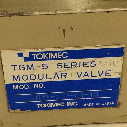 Used TOKYO KEIKI Modular Valve TGMX-5-P-CK-10 #77607