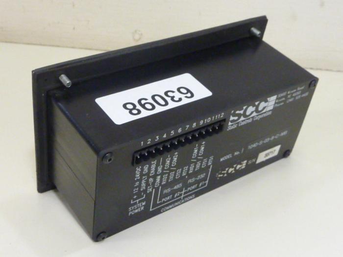 Used STATIC CONTROLS CORP Operator Interface 1040-S-03-8-C-MB #63098