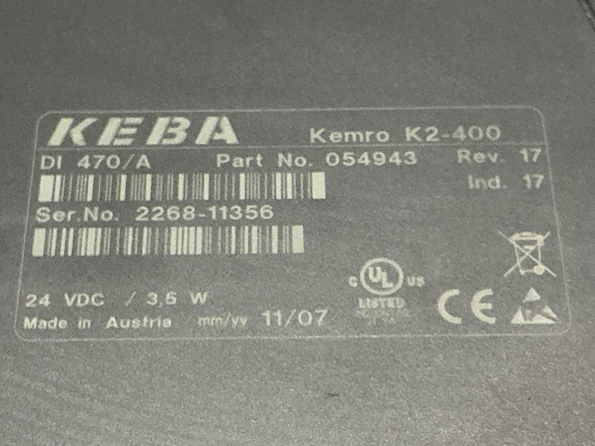 Used KEBA K2-400