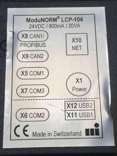 Used MIKRAP Operator Interface LCP-104 Used