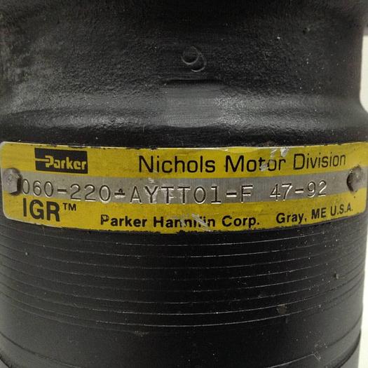 Used PARKER Die Height Adjustment Hydraulic Motor 060-220-AYTT-01-F USED