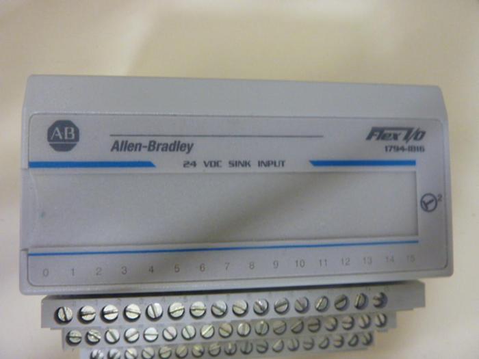 Used ALLEN BRADLEY Input Module 1794-IB16 SER A #50506