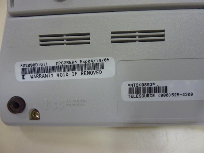 NORTHERN TELECOM Telephone M2008DIGII #57184