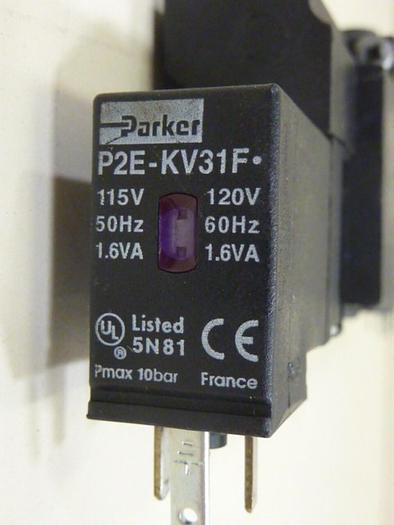 Used PARKER Solenoid Valve B45LAB553F #61595