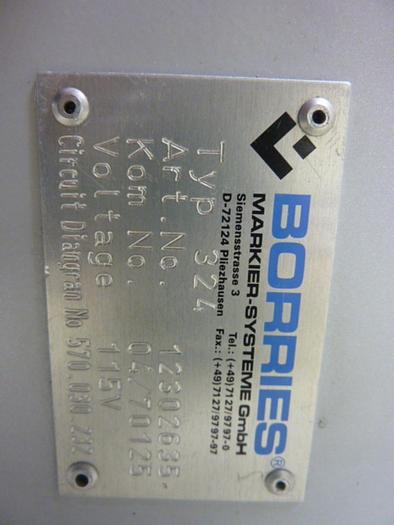 Used BORRIES Engraver Control 324 #49391