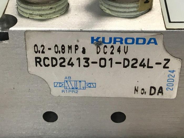 Used KURODA Valve RCD2413-01-D24L-Z #114513
