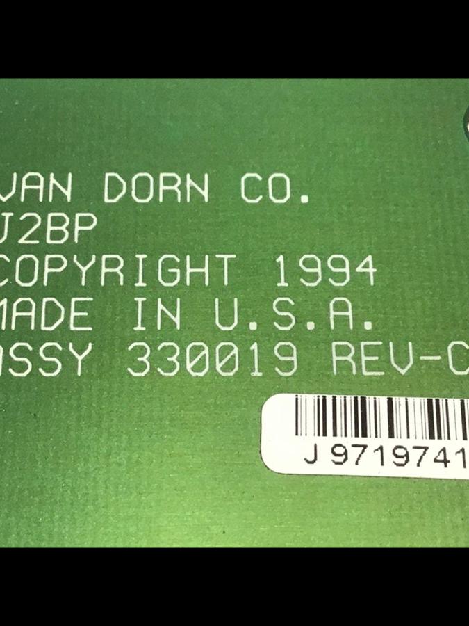 Used VAN DORN Circuit Board 330019 PC330-019 330-019 Used