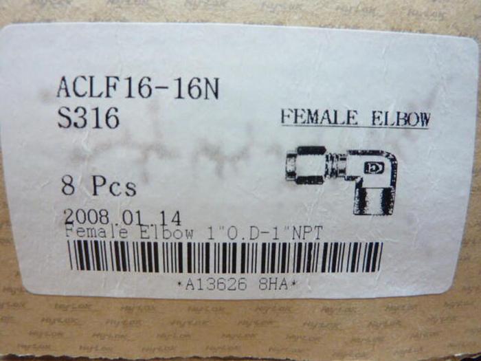 HY-LOK Female Elbow ACLF16-16N S316 #39387