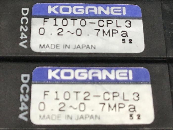 Used KOGANEI Manifold w/ Valves F10M8AJ #120919