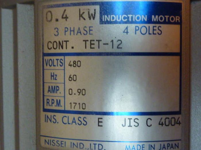 GTR MOTOR 1/2 HP Motor G3LM-28-30-T040WA #31607