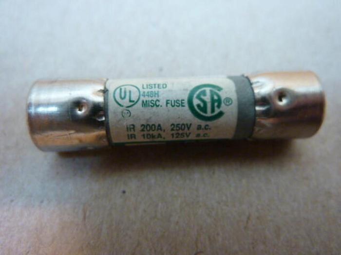 Used FUSETRON 6 Amp Fuse FNM-6 #38996