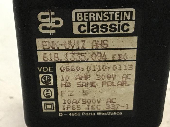 Used BERNSTEIN Limit Switch ENK-UV1Z AHS Used