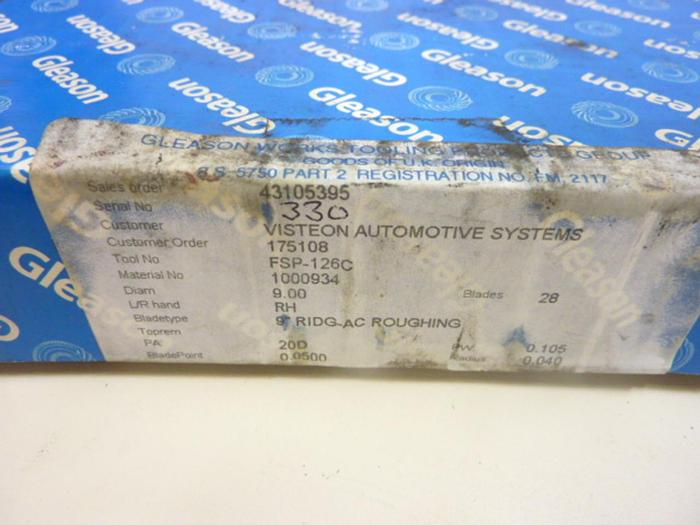 GLEASON Cutting Blades FSP-126C #45288