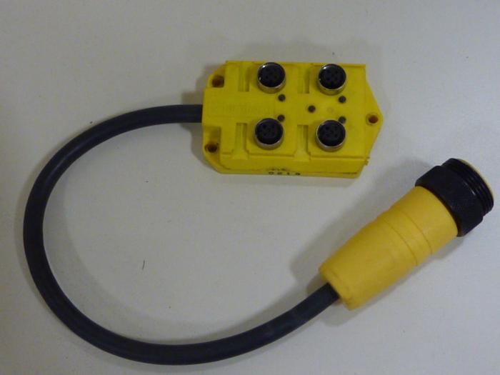 Used LUMBERG Distribution Block ASB 4/LED 5/4-12-RS120M/1F #53209