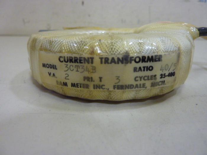 Used RAM METER INC 0.002 kVA Current Transformer 3CT34B #67665