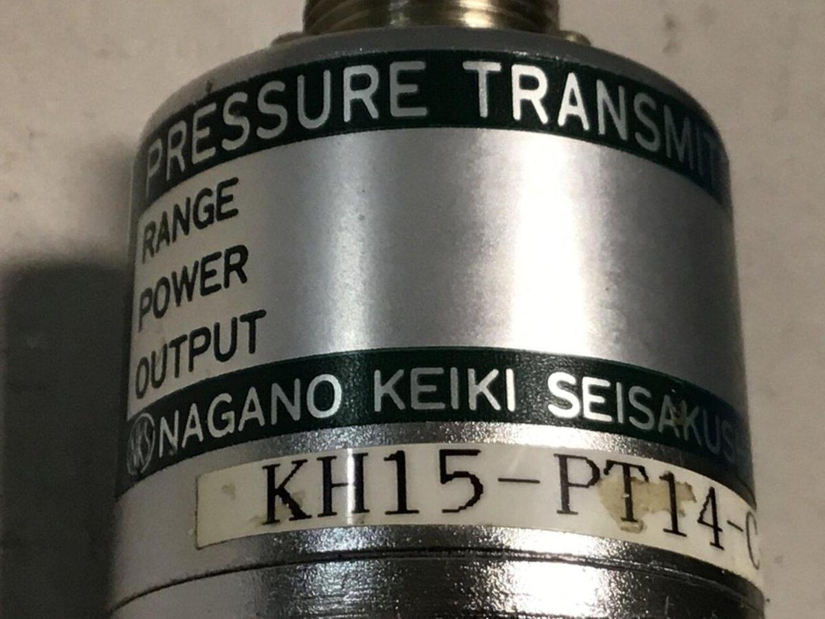 Used NAGANO Pressure Transmitter KH15-PT14-C-200-0.25 Used #126521