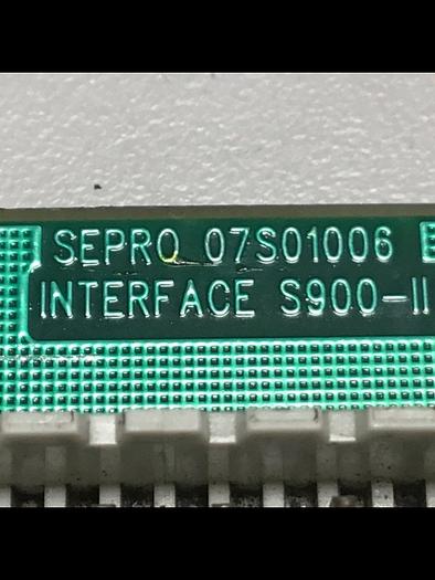 Used SEPRO Interface Circuit Board S900-II 07S01006 #145548