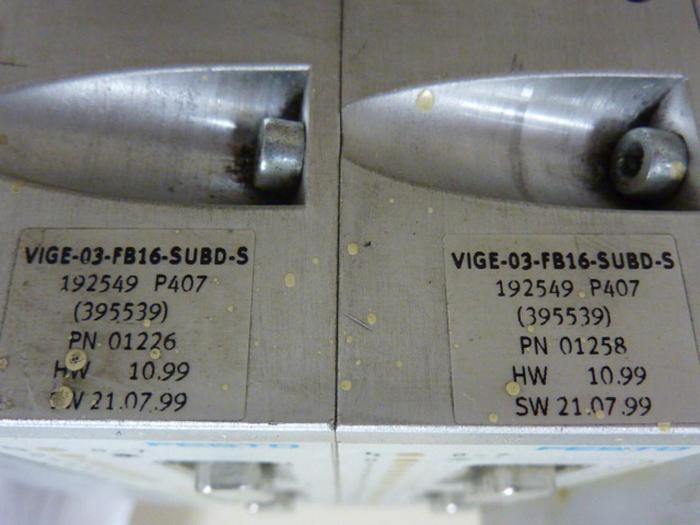 Used FESTO Control Block w/ Valves IFB8-03 #52801