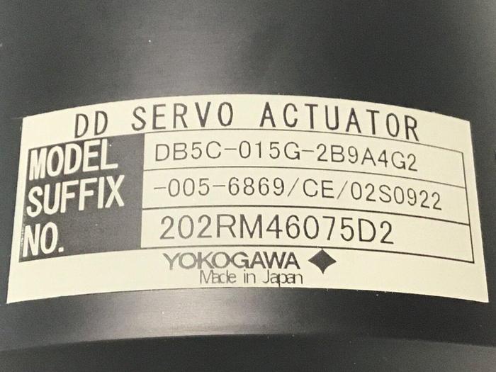 Used YOKOGAWA DC Servo Actuator DB5C-015G-2B9A4G2-005-6869/CE #128098