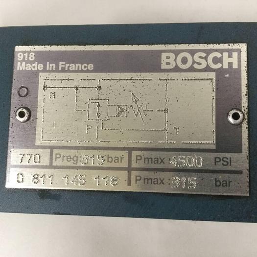 Used BOSCH Valve 0 811 145 118 #90941