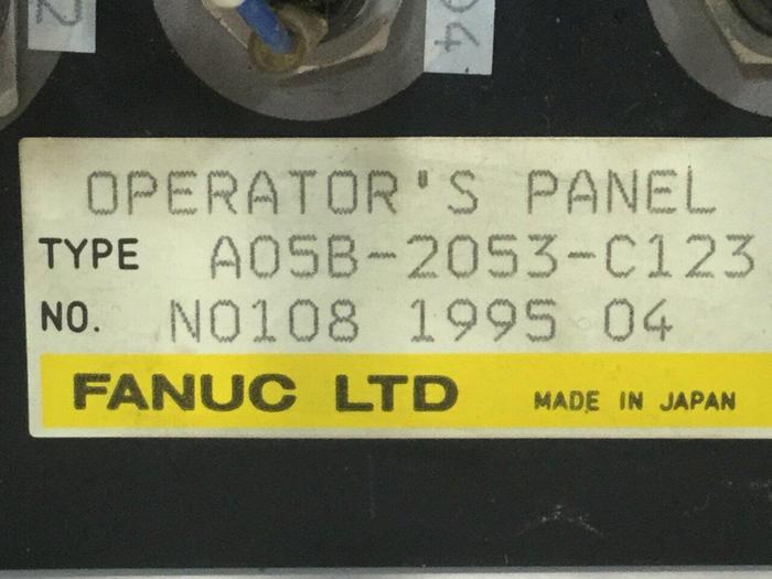 Used FANUC Operator Panel A05B-2053-C123 Used