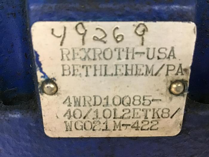 Used REXROTH Z4WE6E6821/AG24K4 Valve Used #140320