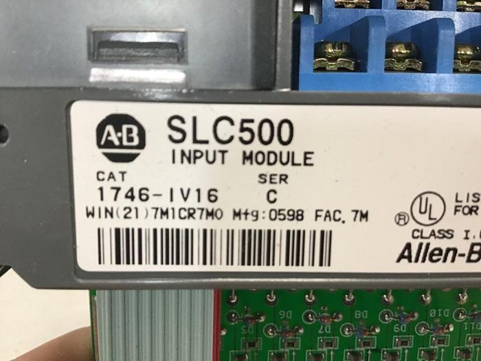 Used ALLEN BRADLEY Input Module 1746-IV16 SER C #118322
