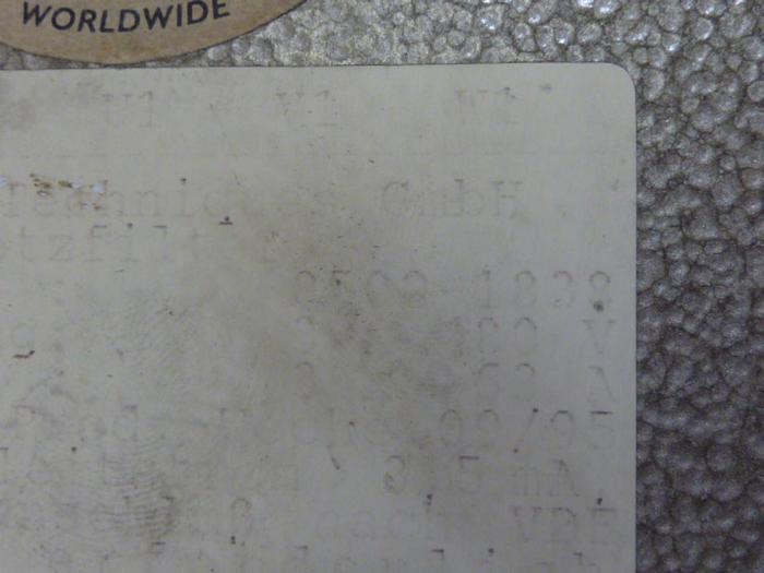 Used CONTROL TECHNIQUES Control Module 8502 1838 #60829