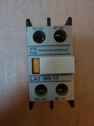 Used TELEMECANIQUE 10 Amp Contact Block LA1DN11 #103170