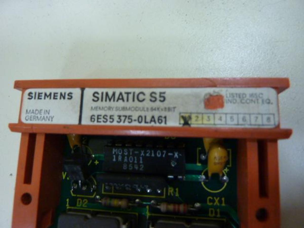 Used SIEMENS Memory Submodule 6ES5 375-0LA61 USED