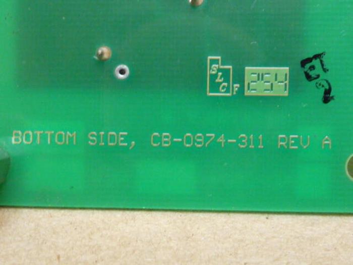 Used STATIC CONTROL SYSTEMS Circuit Board CB-0974-311 #29137