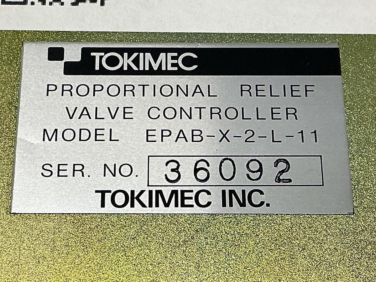 Used TOKIMEC EPAB-X-2-L-11
