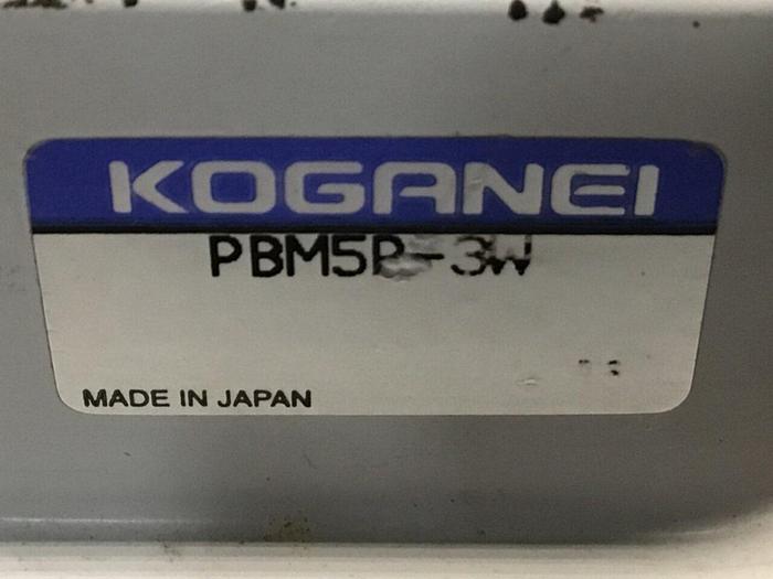 Used KOGANEI Manifold w/ Valves PBM5P-3W #120999