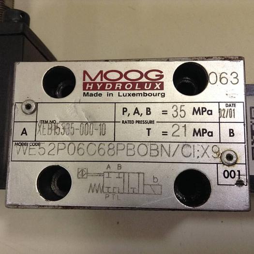 Used MOOG Valve WE52P06C68PBOBNCIX9 #85168