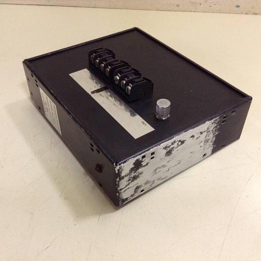 Used CONTROL JUNCTIONS INC Control Primary Master 7201 #78956