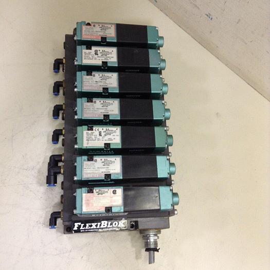 Used NUMATICS Control Block w/ Valves 082SA415M #80004
