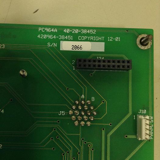 Used TECH MOTIVE TOOL Circuit Board PC964A 40-20-38452 #77908