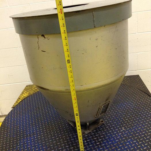 Used METAL FABRICATOR Hopper w/ Lid HOPPER835 #74835