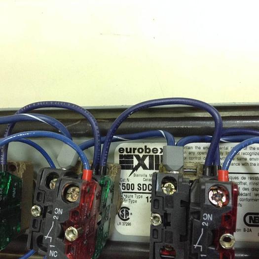 Used EUROBEX Push Button Enclosure w/ Buttons 1500 SDC #69395