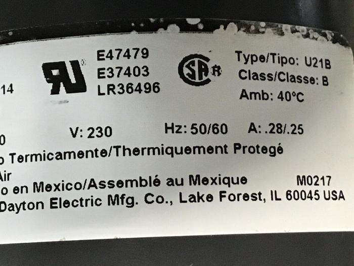 Used DAYTON Blower 2C914 #133628