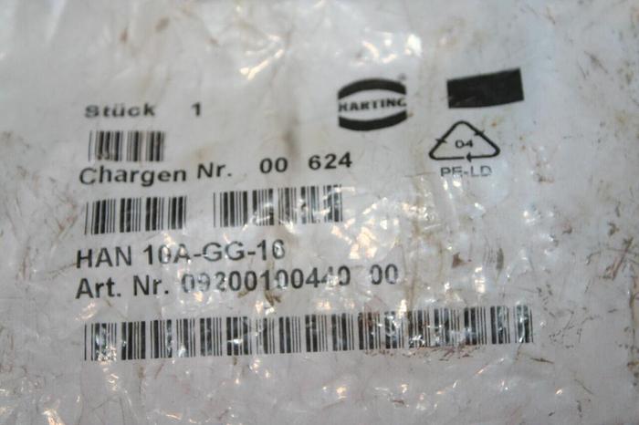Used HARTING Connector / Hood 09200100440 00 #20557
