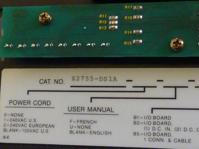 Used ALLEN BRADLEY Bar Code Decoder 2755-DS1A SER B #11470