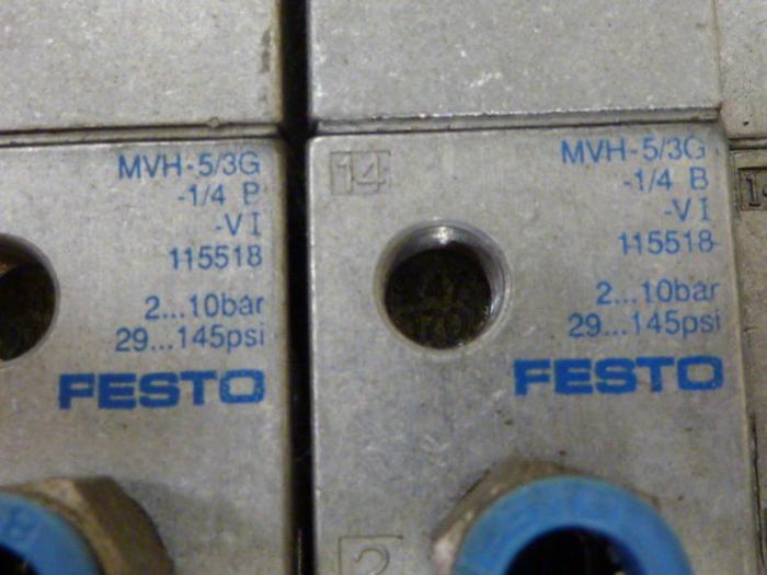 Used FESTO Control Block / Valve Terminal IFB8-02 #52842