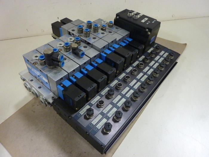 Used FESTO Control Block / Valve Terminal IFB8-02 #52833