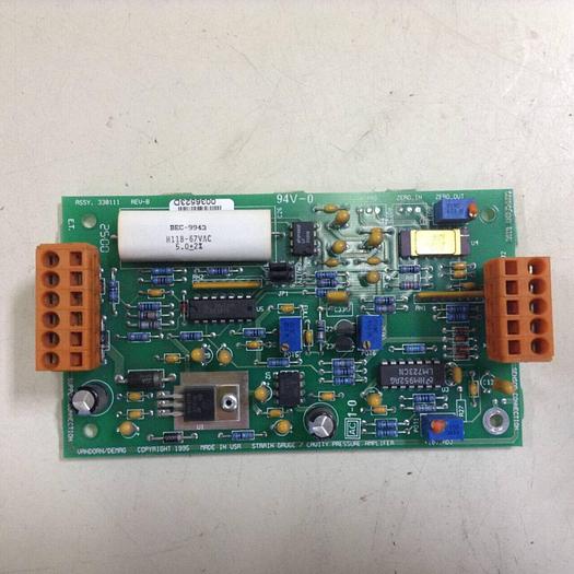 Used VAN DORN Cavity Pressure Amplifier 330111 Used